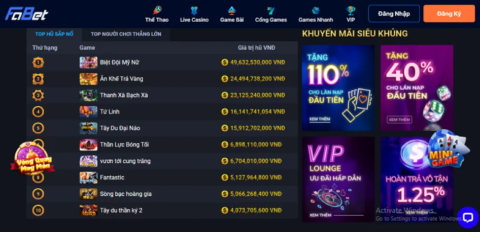 Tin khuyến mãi Win23 Win